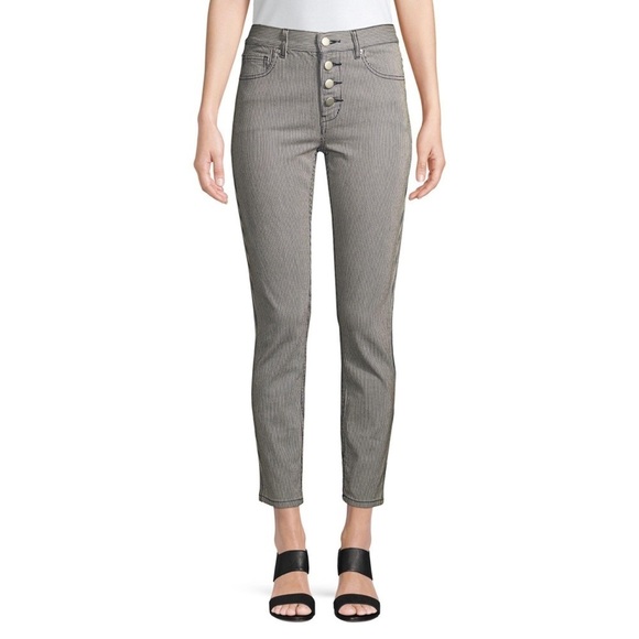 [Joie] High Waist Stripe Jeans - Picture 5 of 15